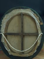 Ancien tableau portrait de femme courtisane XVIIe entourage François de Troy cadre - Miniature 11