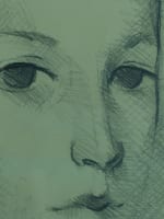 Tableau ancien rare dessin portrait de jeune garçon Manolo Ruiz Pipo 1958 Agen - Miniature 7