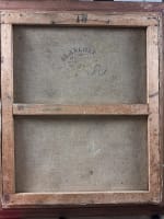 Ancien tableau ancien portrait de femme la pianiste intérieur salon 1910 Dantin - Miniature 12