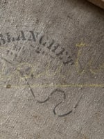 Ancien tableau ancien portrait de femme la pianiste intérieur salon 1910 Dantin - Miniature 15