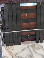 Grand fauteuil moderne Olivier Mourgue Airborne 1960 design vintage cuir rouge - Miniature 6