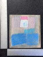 Dessin moderne art singulier outsider art portrait d'homme nu attitude XXe - Miniature 6