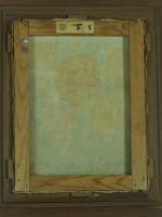 Ancien tableau Toulouse Amanda Bonnieu nature bouquet de roses vase signé 1950 - Miniature 8