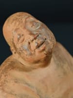 Ancienne sculpture Gaston Hauchecorne au chinois béat extase Bouddha Art Déco - Miniature 10