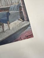 Ancien dessin intérieur maison salon design Art Déco René Prou Ruhlman 1930 Déco - Miniature 4