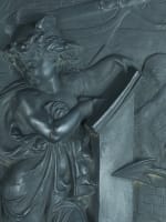 Carrier-Belleuse grand bas reliefs putti amour voyage marine XIXe décor rare - Miniature 6