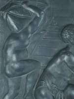 Carrier-Belleuse grand bas reliefs putti amour voyage marine XIXe décor rare - Miniature 9