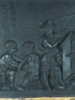 Carrier-Belleuse grand bas reliefs putti amour voyage marine XIXe décor rare - Miniature 14