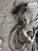 Carrier-Belleuse grand bas reliefs putti amour voyage marine XIXe décor rare - Miniature 18