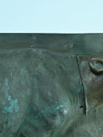 Ancien bronze la laitière vache traite naturalisme art nouveau signé Abbal - Miniature 5