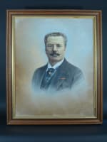 Dessin ancien portrait pastel homme Fernand de Ramel monarchie Alès Gard XIXe - Miniature 6