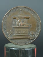 Ancienne médaille XVIIIe bronze Jerónimo Antonio Gil Espagne Mexique rare - Miniature 5