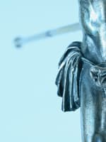 Ancien grand Christ vivant bronze argenté Giambologna maniériste Cristo Vivo - Miniature 7