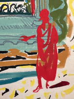 Dessin Jean Terles portrait temple antique renommée couronnement Grèce - Miniature 4