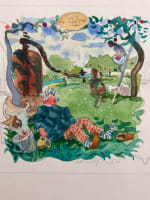 Dessin Jean Terles portrait homme breton champs pommier cidre Bretagne pub - Miniature 4