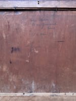 Beau tableau ancien paysage vue de rivière ciel impressionniste Louis Clesse - Miniature 9