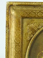 Ancienne petite icône religieuse florentine La Madone du Livre / Botticelli - Miniature 3