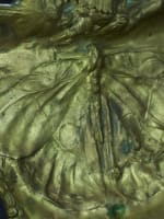 Important encrier vide poche libellule Art Nouveau bronze doré Léon Lambert - Miniature 7