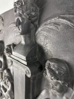 Grand bas relief fonte Carrier-Belleuse allégorie des arts putti Clodion XIXe - Miniature 14