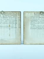 Tableaux miniatures anciens paysages animés signés cadre bois doré x2 Ridet - Miniature 7