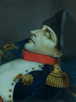 Ancienne rare miniature portrait Napoléon lit de mort 1840 Bernardi Rouen - Miniature 4