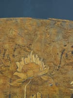 Ancienne table Emile Gallé guéridon sauterelle art nouveau Nancy devise 1900 - Miniature 7