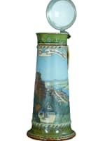 Grande choppe ancienne Heidelberg Mettlach Stein Villeroy et Boch bière 42 cm 3l - Miniature 11