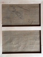 Tableau portrait femme peintre atelier des Beaux Art déco Jean Terles Paris - Miniature 10