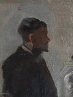 Tableau portrait femme nue modèle professeur beaux art Jean Terles art déco - Miniature 9