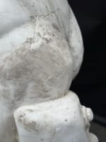 Grand discobole atelier sculpture plâtre décor antique 155cm XIXe Olympe Jeux - Miniature 6