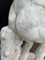 Grand discobole atelier sculpture plâtre décor antique 155cm XIXe Olympe Jeux - Miniature 17