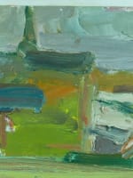 Tableau moderne abstraction paysage signé Erik Birger Gustavsson Sweden XXe - Miniature 6