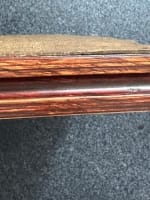 Ancienne sculpture marbre portrait de vierge profil signé J Alberola Art déco - Miniature 4