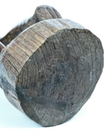 Ancienne statue africaine Massengo maternité féminité 1950 bois sculpté palmier - Miniature 6