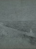 Ancien dessin bord de mer Vue de Collioure paysage marine Achille Laugé 1920 - Miniature 5