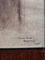 Louis Jean Beaupuy dessin ancien portrait de jeune fille africaine art déco - Miniature 6