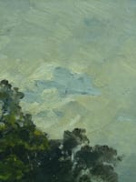 Tableau ancien Bretagne impressionniste la gardienne d'oies Henri Saintin XIXe - Miniature 8