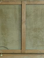 Grand tableau ancien paysage animé jeu de raquette au château tennis Serres XIXe - Miniature 13