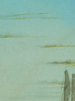 Grande aquarelle-gouache de marine frégate française atelier des Roux Marseille - Miniature 10