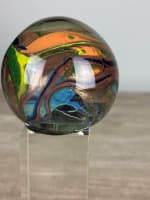 Verre design presse-papiers Michèle Luzoro vintage sulfure design XX Novaro - Miniature 1