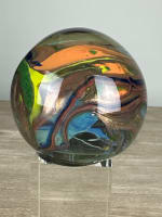 Verre design presse-papiers Michèle Luzoro vintage sulfure design XX Novaro - Miniature 3