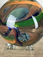 Verre design presse-papiers Michèle Luzoro vintage sulfure design XX Novaro - Miniature 4