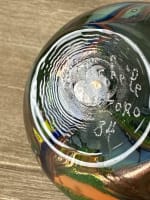 Verre design presse-papiers Michèle Luzoro vintage sulfure design XX Novaro - Miniature 7