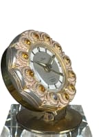 Ravissant petit réveil voyage Lancel Paris Kaiser vintage 1950 montre collection - Miniature 1