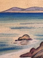 Ancien dessin provençal Albert Martin marine bateau lettre du peintre Marseille - Miniature 2