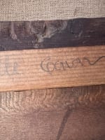 Tableau ancien huile portrait homme de lettre Charles Müller de Paris 1838 HST - Miniature 9