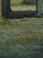 Beau tableau ancien paysage de montagne signé Carlo Casati maison lac Léman - Miniature 9