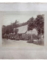 Ancienne photo photographie Pierre Petit commune Paris garnison jardin animé XIXe - Miniature 7