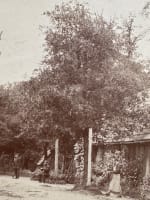 Ancienne photo photographie Pierre Petit commune Paris garnison jardin animé XIXe - Miniature 14