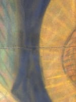 Tableau moderne Henri Goetz composition abstraite pastel 110 cm cadre dessin - Miniature 6